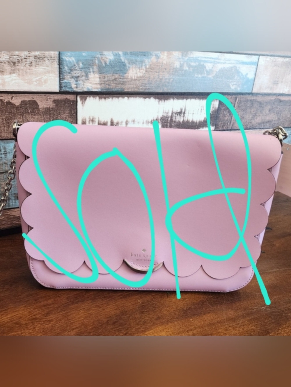Kate Spade Lavender Scalloped Crossbody